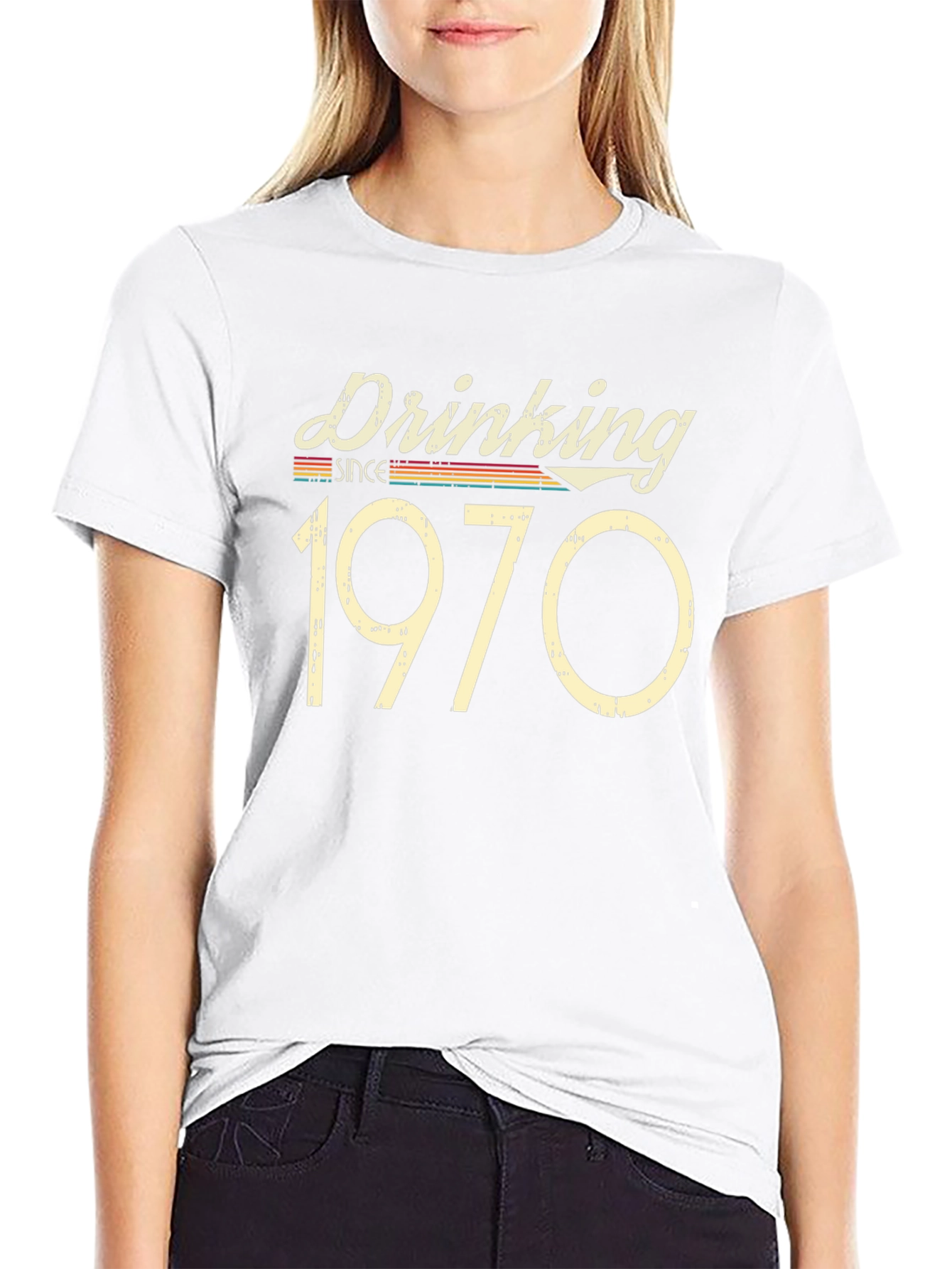 Drinking Since 1970 Black T-Shirt