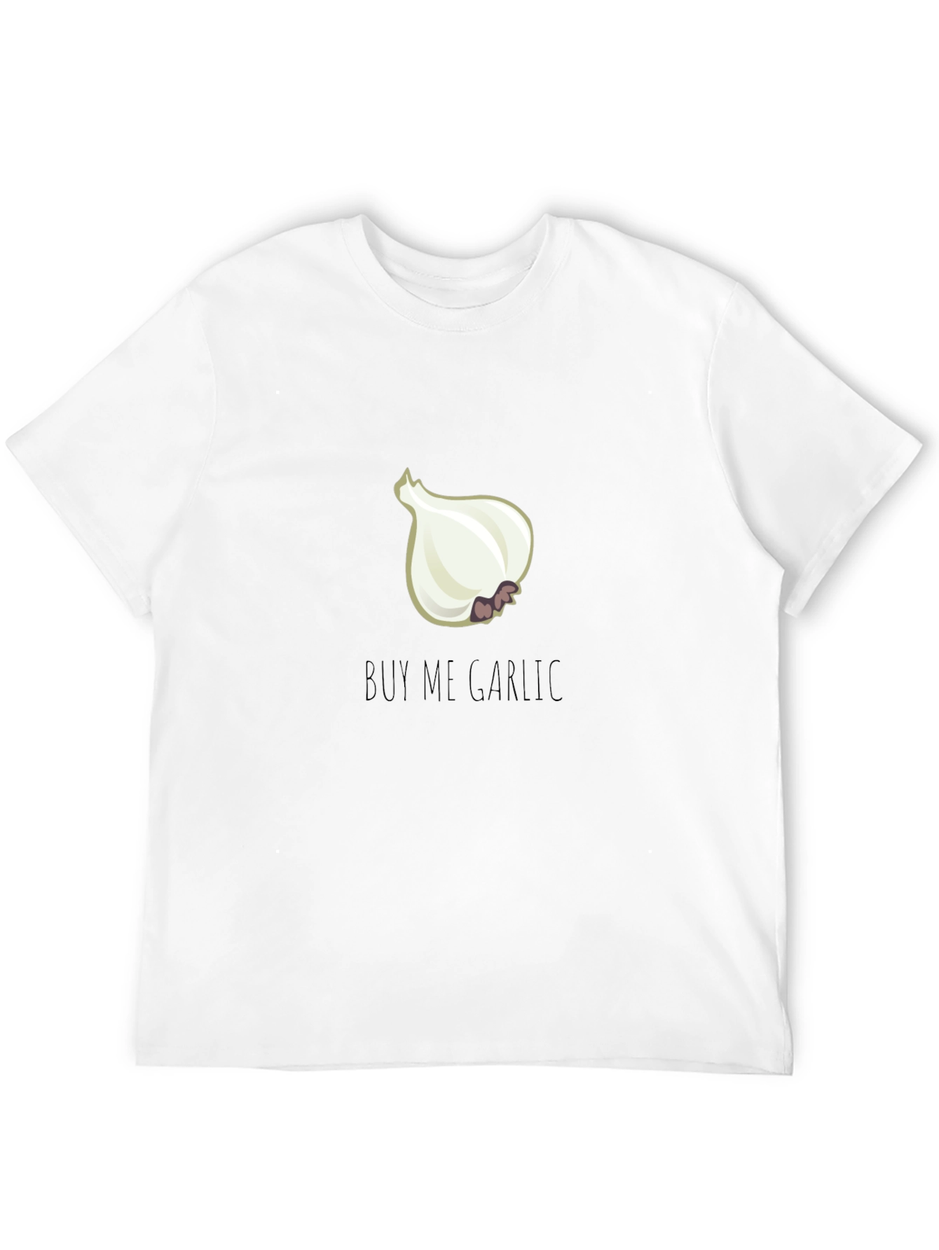Buy Me Garlic T-Shirt - Novelty Foodie Tee