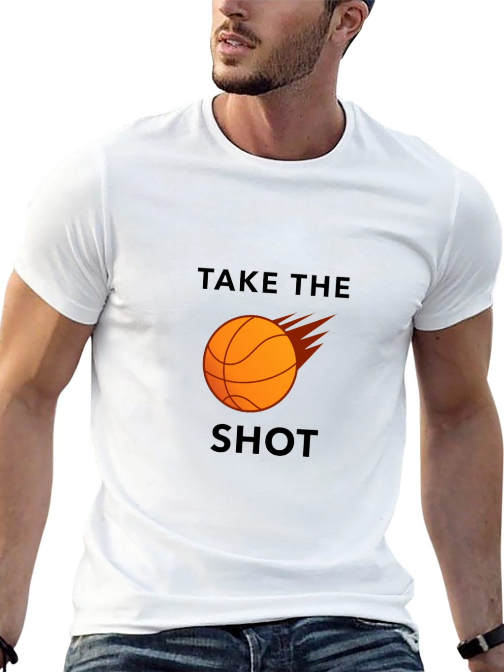 Basketball Take The Shot Graphic T-Shirt