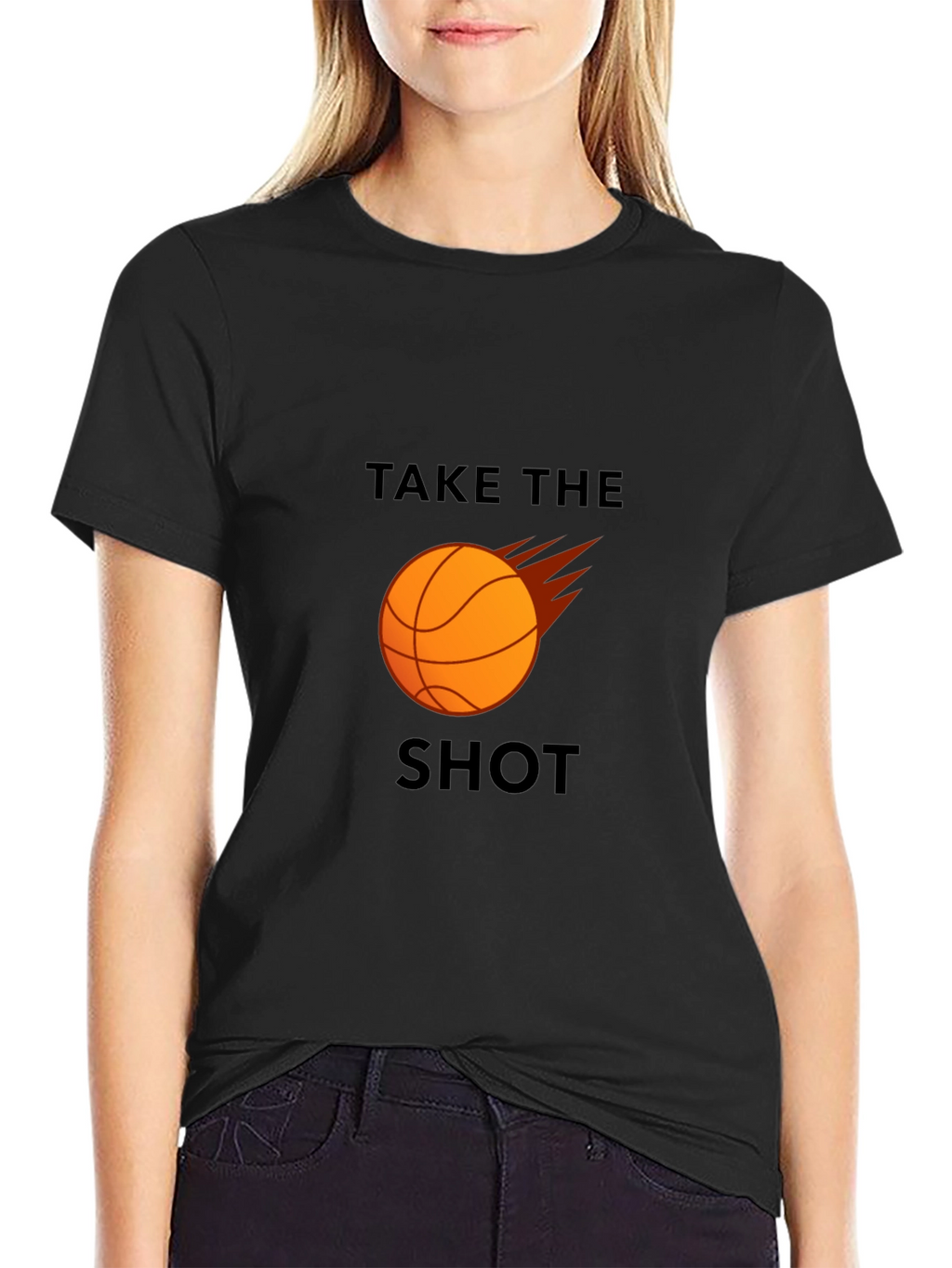 Basketball Take The Shot Graphic T-Shirt