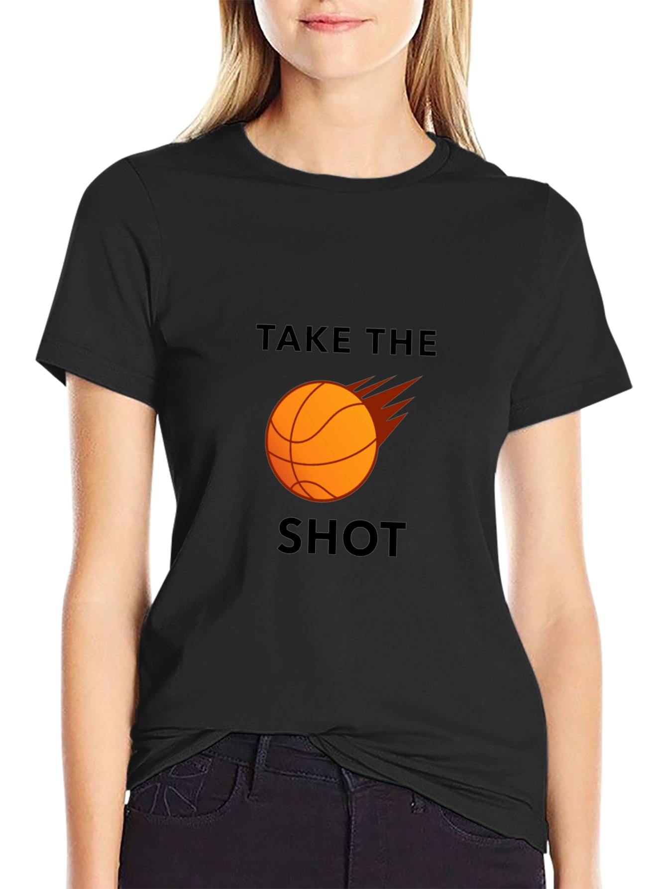 Basketball Take The Shot Graphic T-Shirt