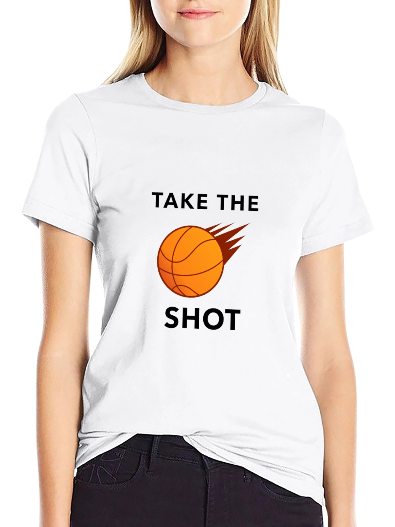 Basketball Take The Shot Graphic T-Shirt