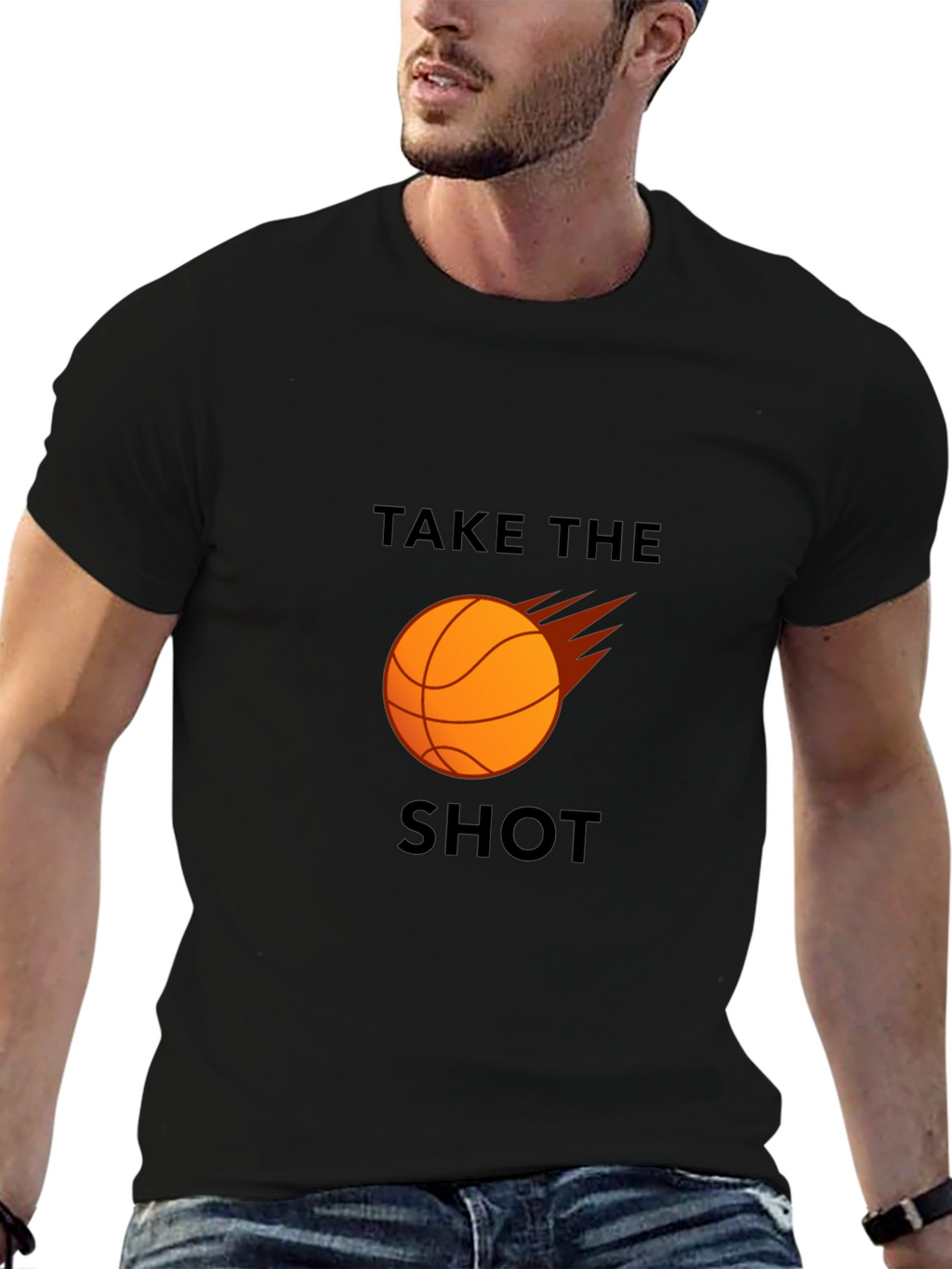 Basketball Take The Shot Graphic T-Shirt