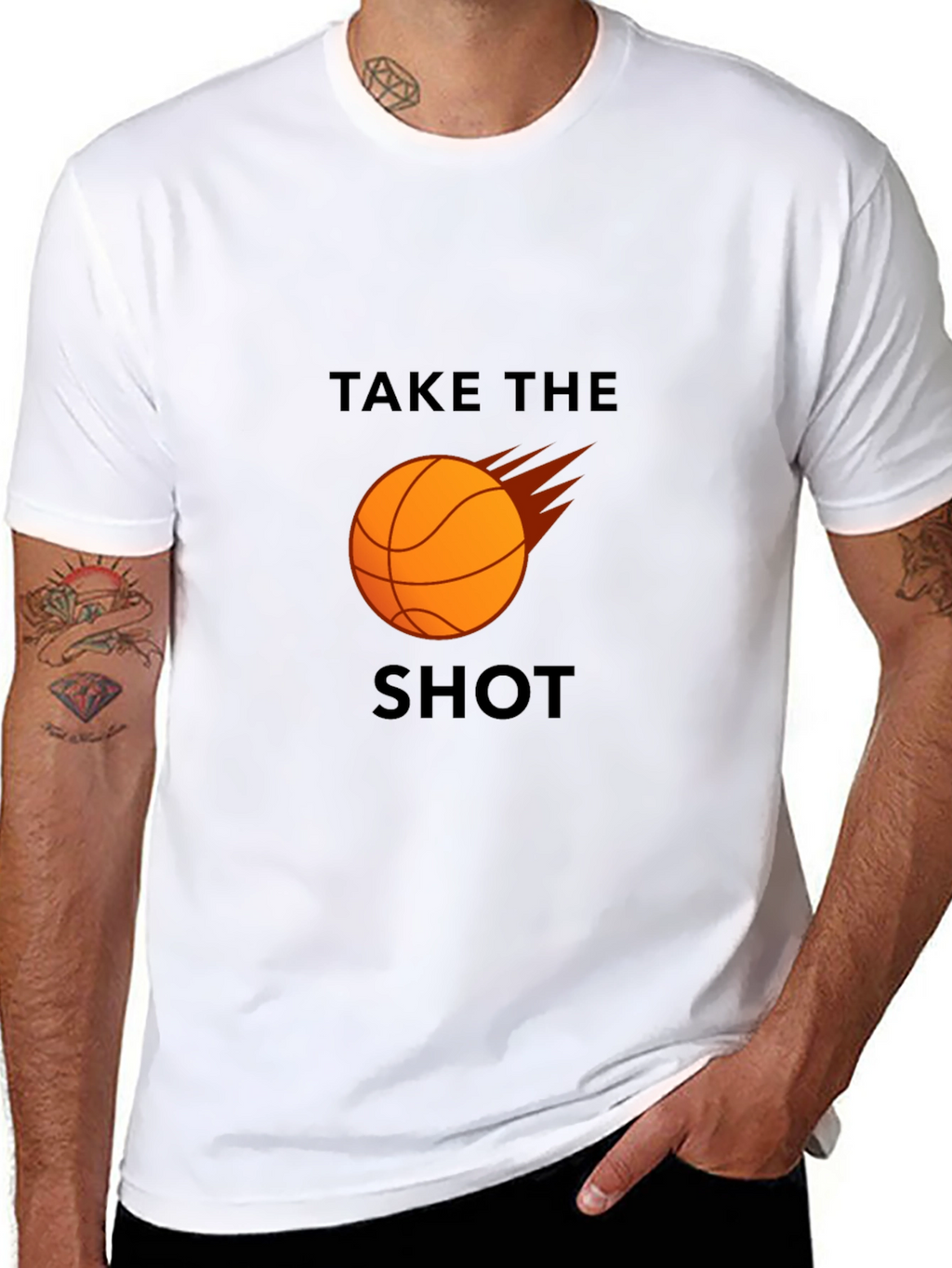 Basketball Take The Shot Graphic T-Shirt