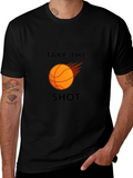 Basketball Take The Shot Graphic T-Shirt