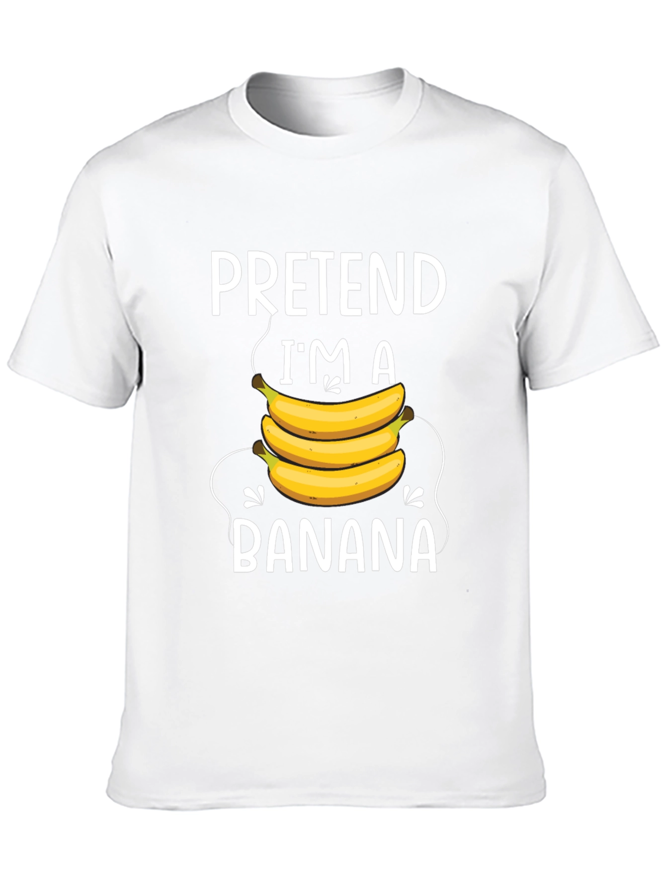 Pretend Im A Banana T-Shirt - Funny Costume Tee