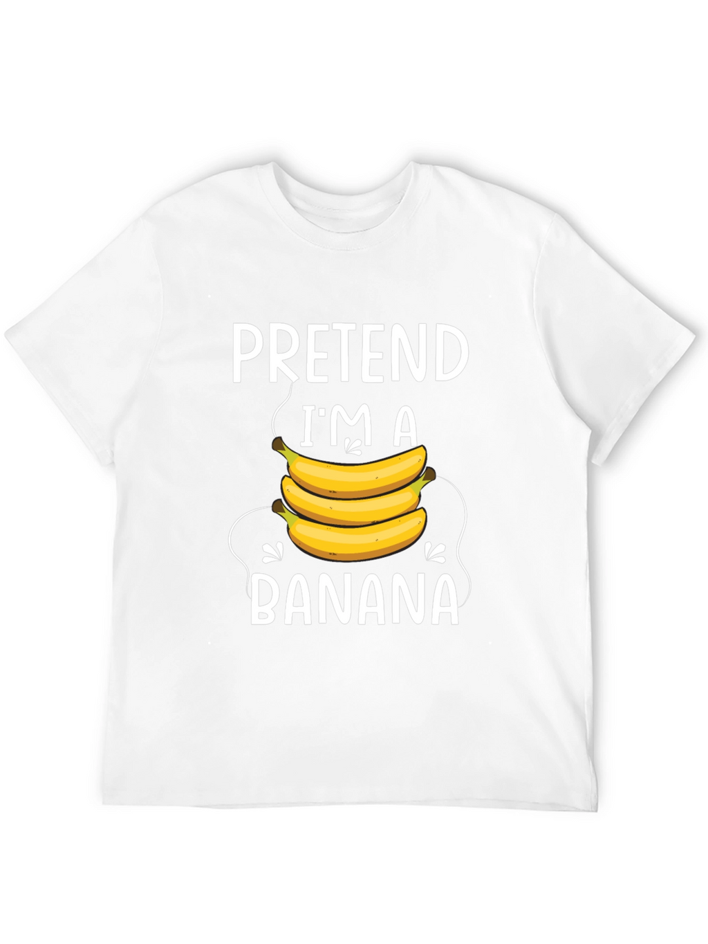 Pretend Im A Banana T-Shirt - Funny Costume Tee