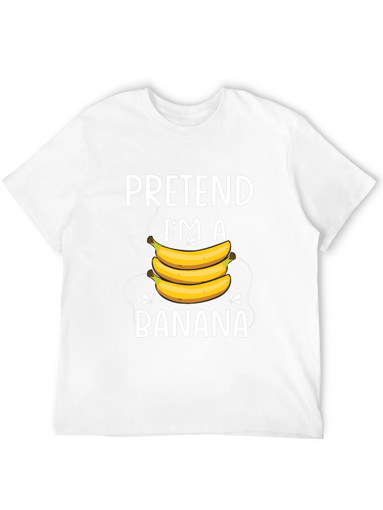 Pretend Im A Banana T-Shirt - Funny Costume Tee
