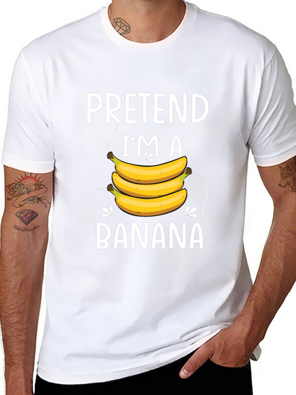 Pretend Im A Banana T-Shirt - Funny Costume Tee