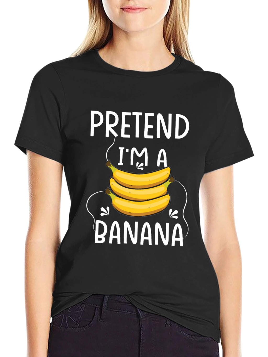 Pretend Im A Banana T-Shirt - Funny Costume Tee
