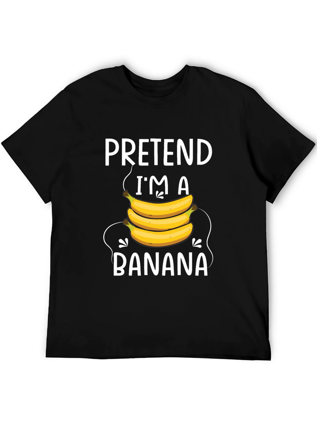 Pretend Im A Banana T-Shirt - Funny Costume Tee