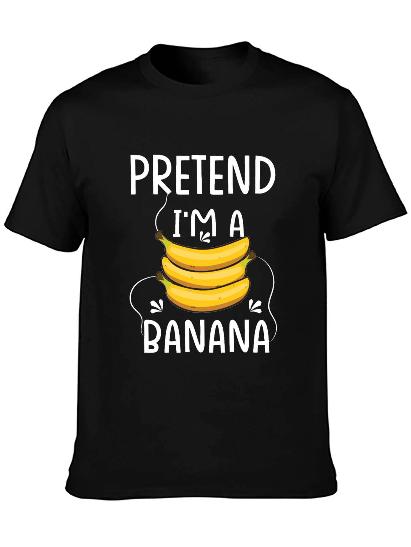 Pretend Im A Banana T-Shirt - Funny Costume Tee