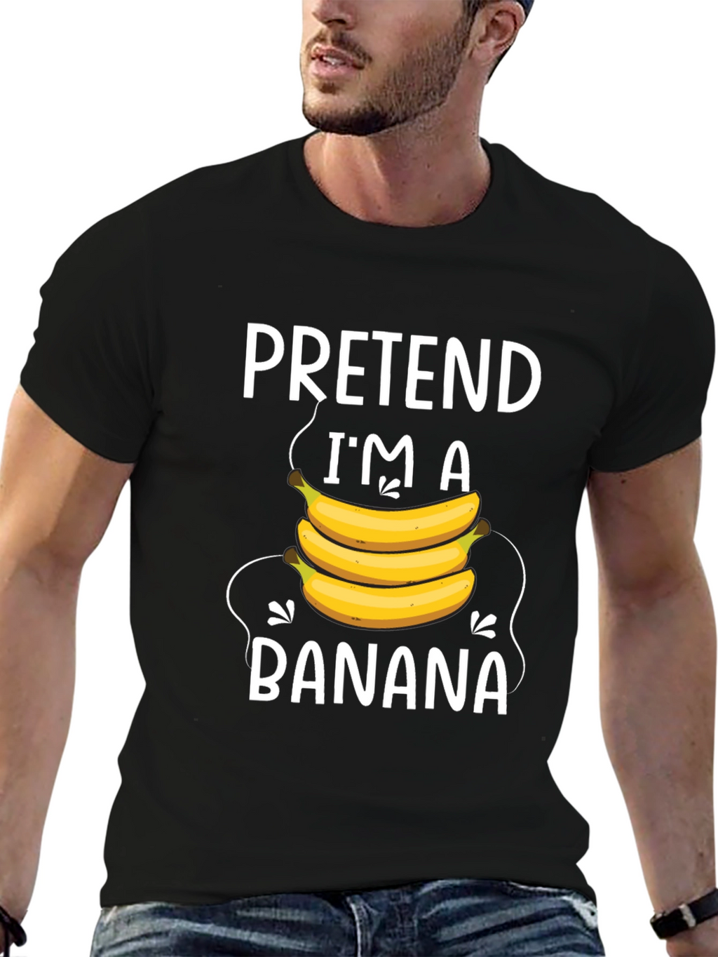 Pretend Im A Banana T-Shirt - Funny Costume Tee