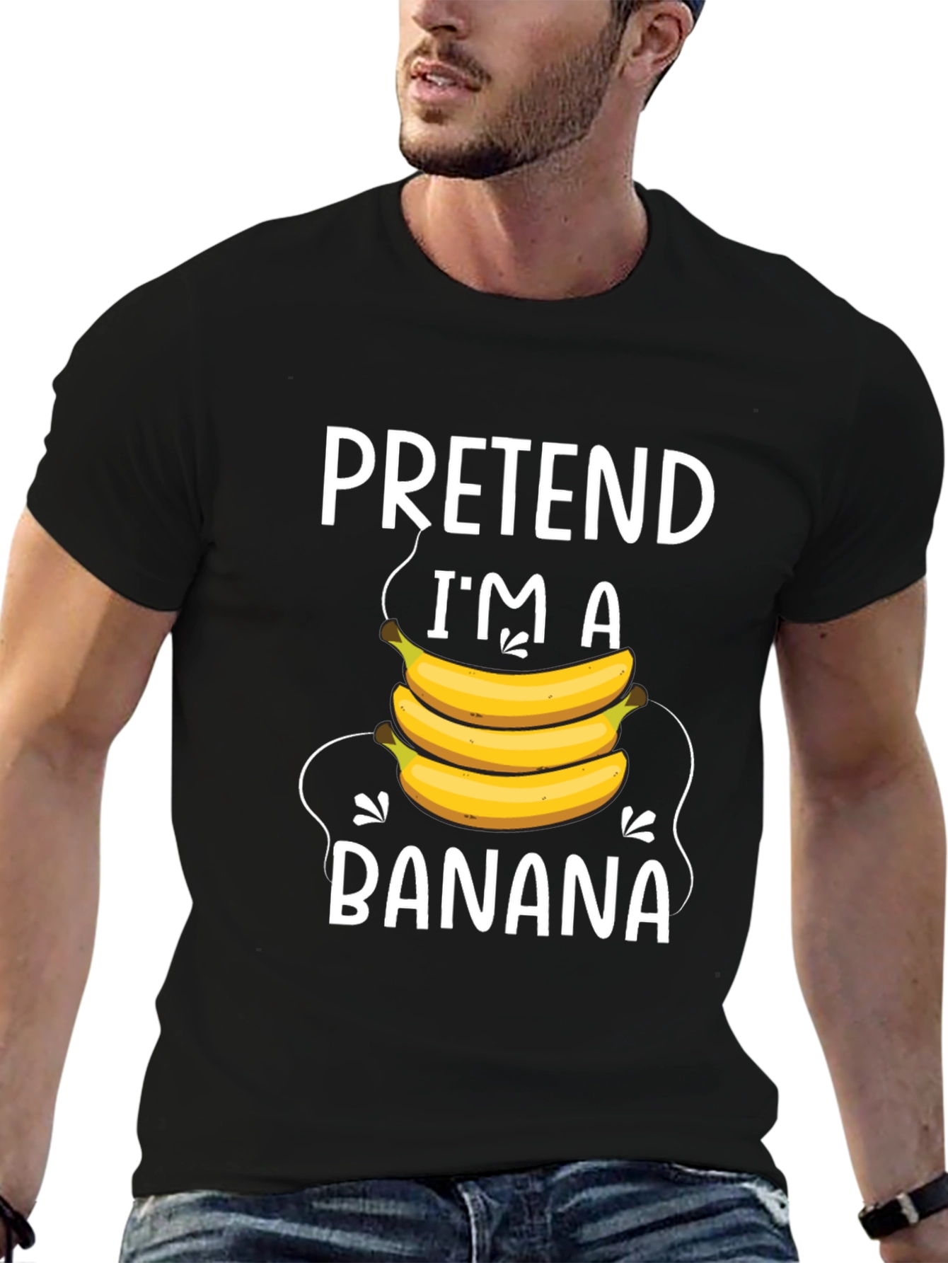 Pretend Im A Banana T-Shirt - Funny Costume Tee