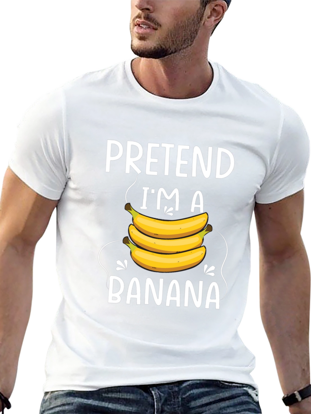 Pretend Im A Banana T-Shirt - Funny Costume Tee