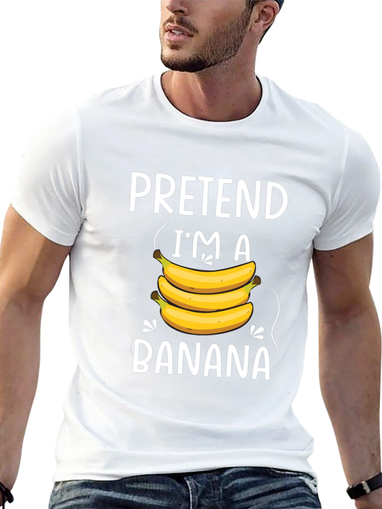 Pretend Im A Banana T-Shirt - Funny Costume Tee