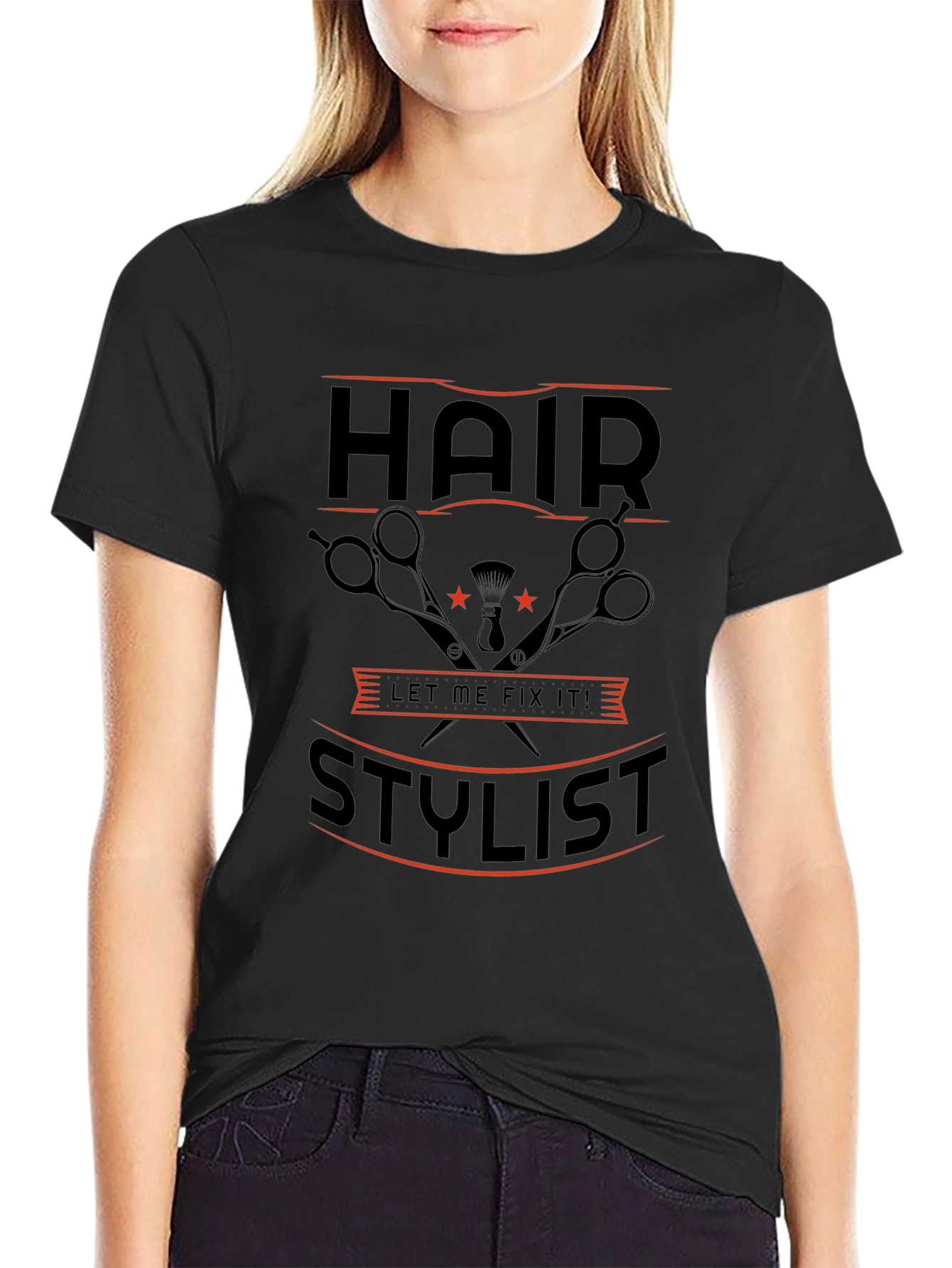 Hair Stylist T-Shirt - Let Me Fix It!