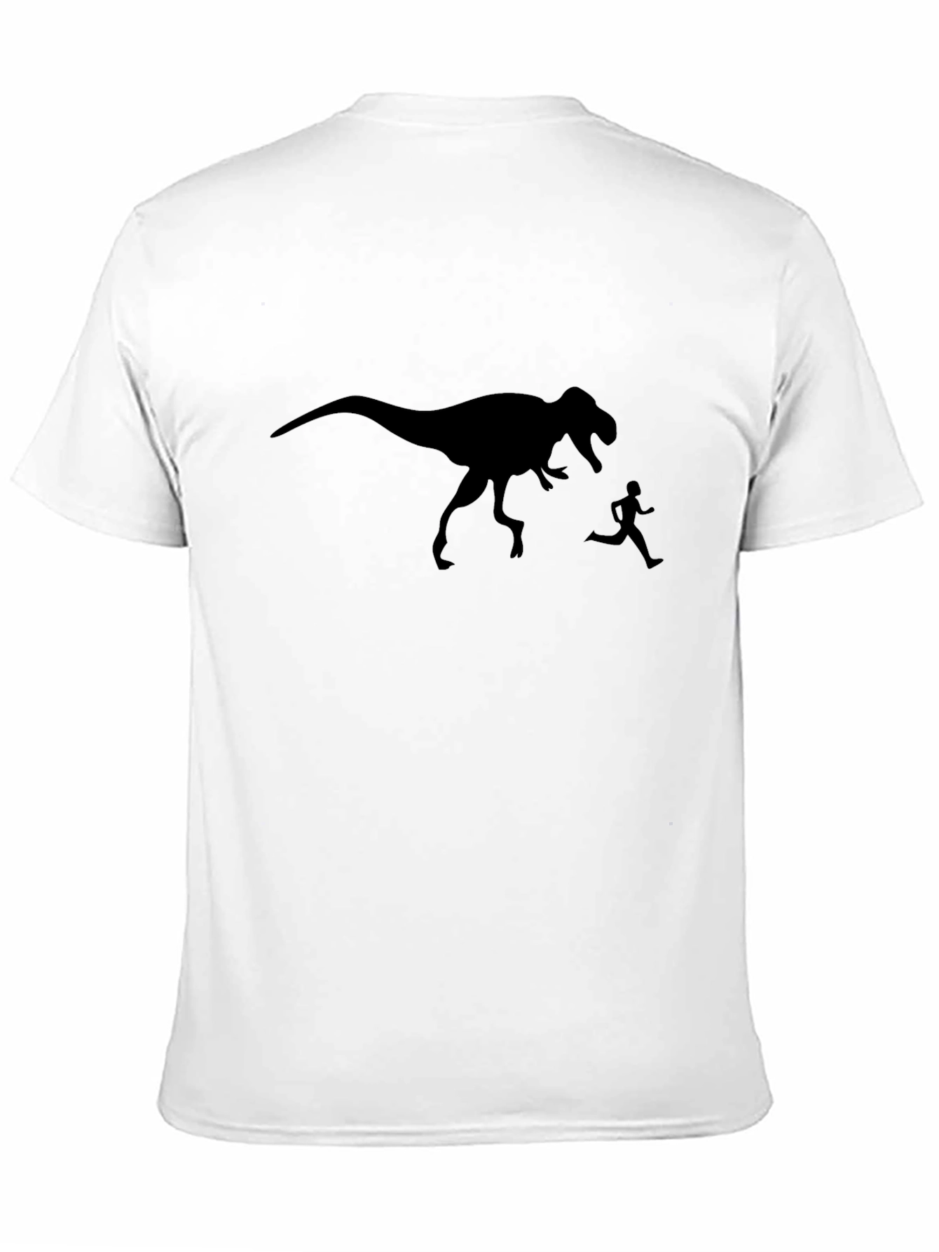Dinosaur Chase Graphic T-Shirt - Black