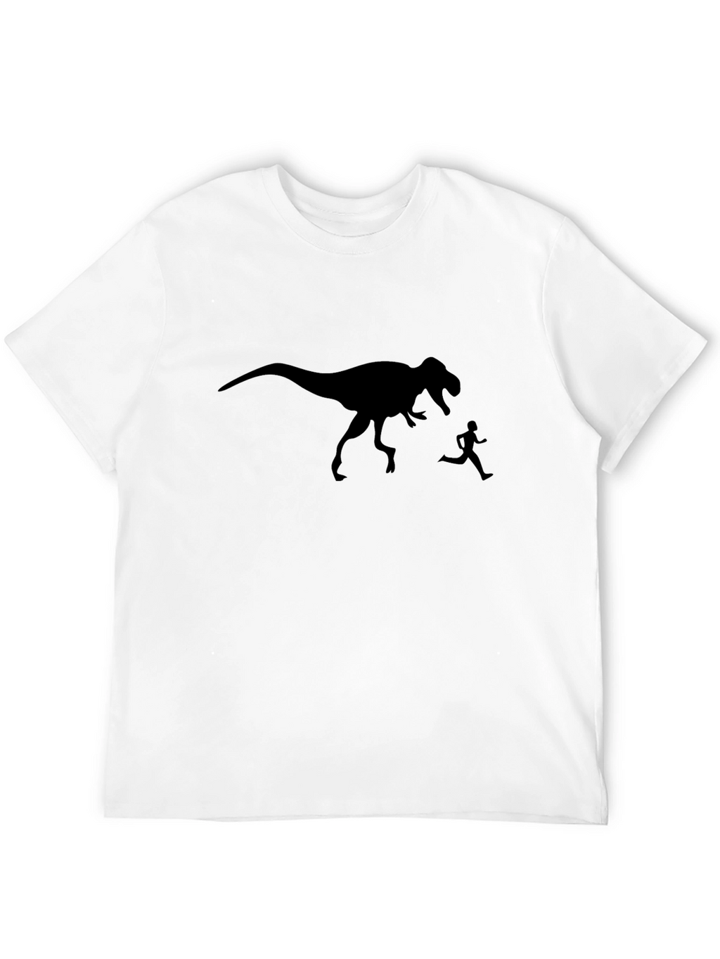 Dinosaur Chase Graphic T-Shirt - Black