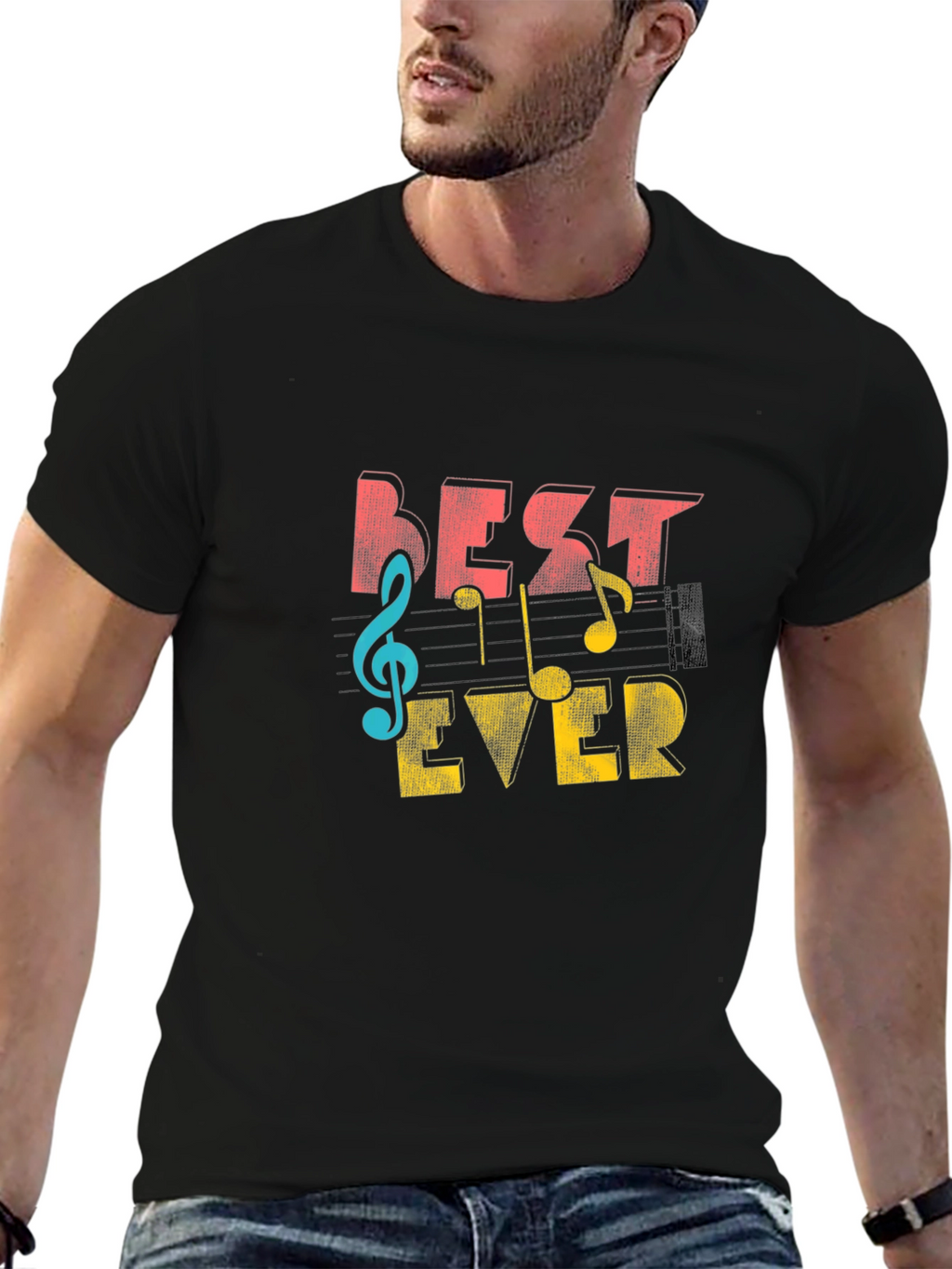 Best Ever Music T-Shirt - Stylish Graphic Tee