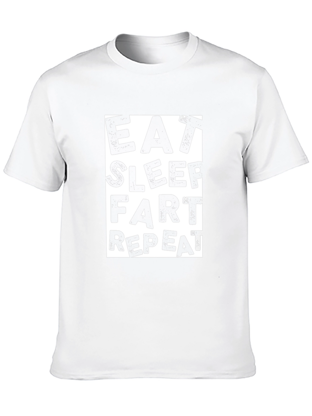 Eat Sleep Fart Repeat Black Graphic Tee