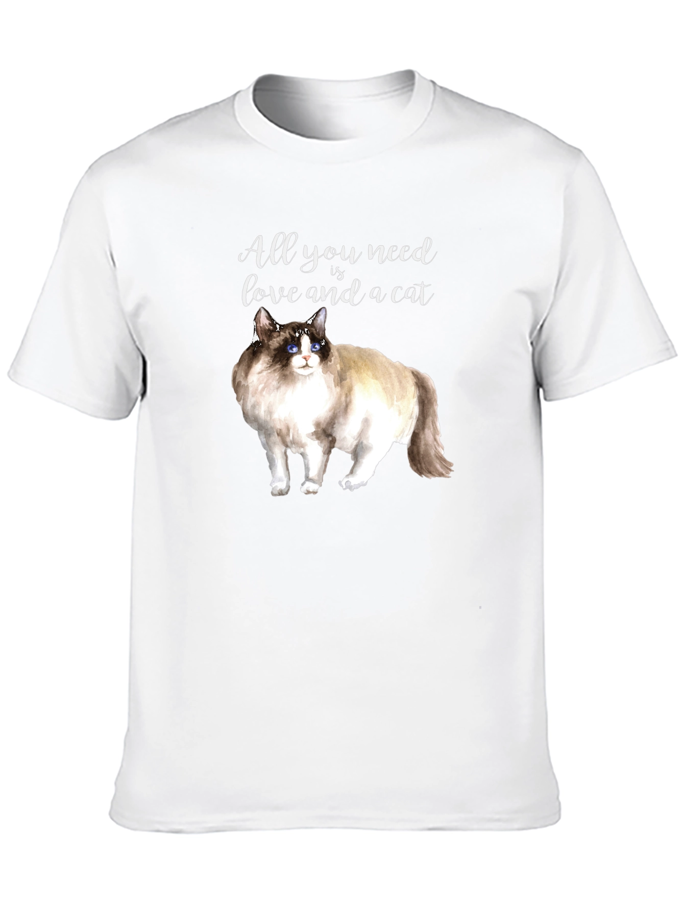 All You Need is Love and a Cat T-Shirt