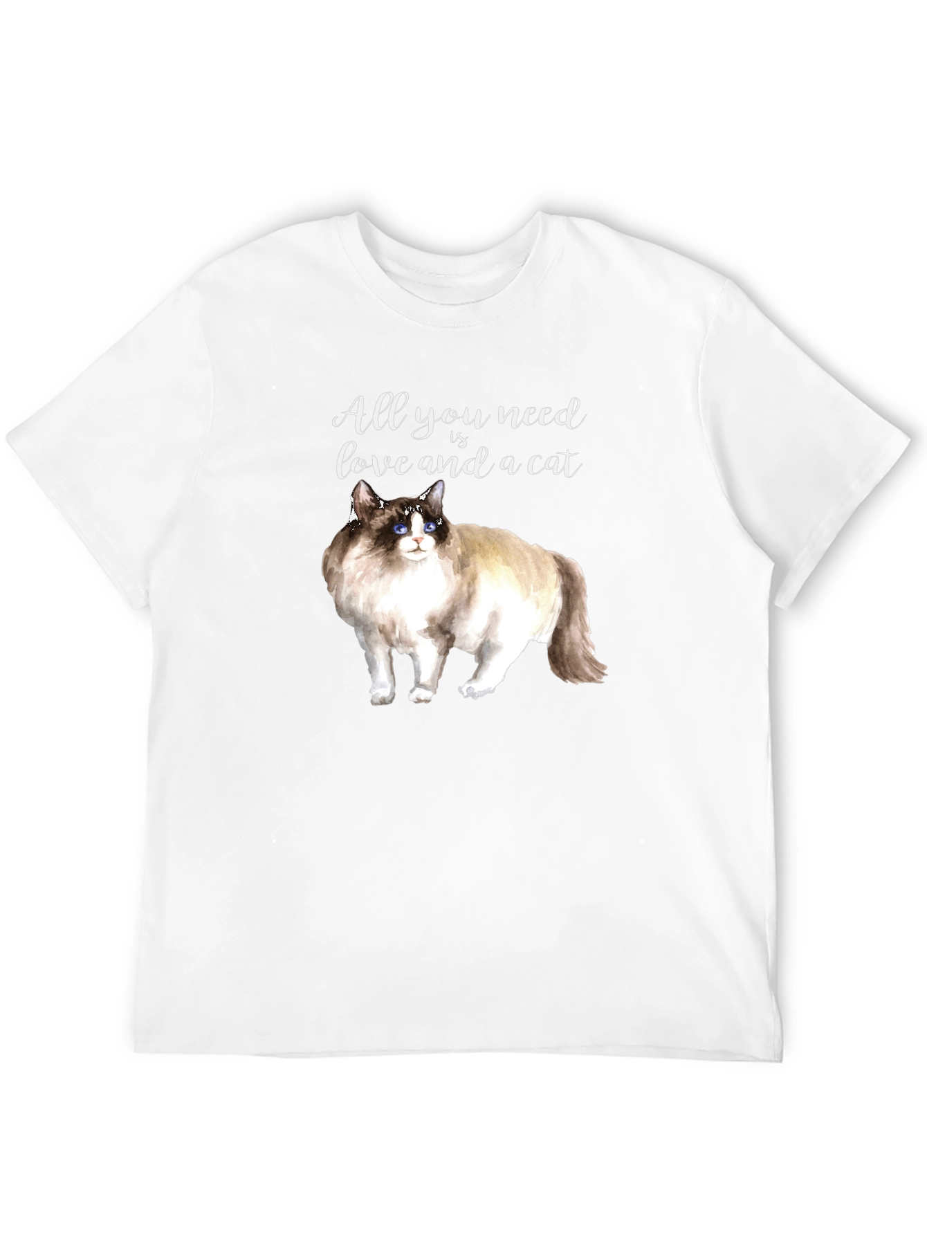 All You Need is Love and a Cat T-Shirt