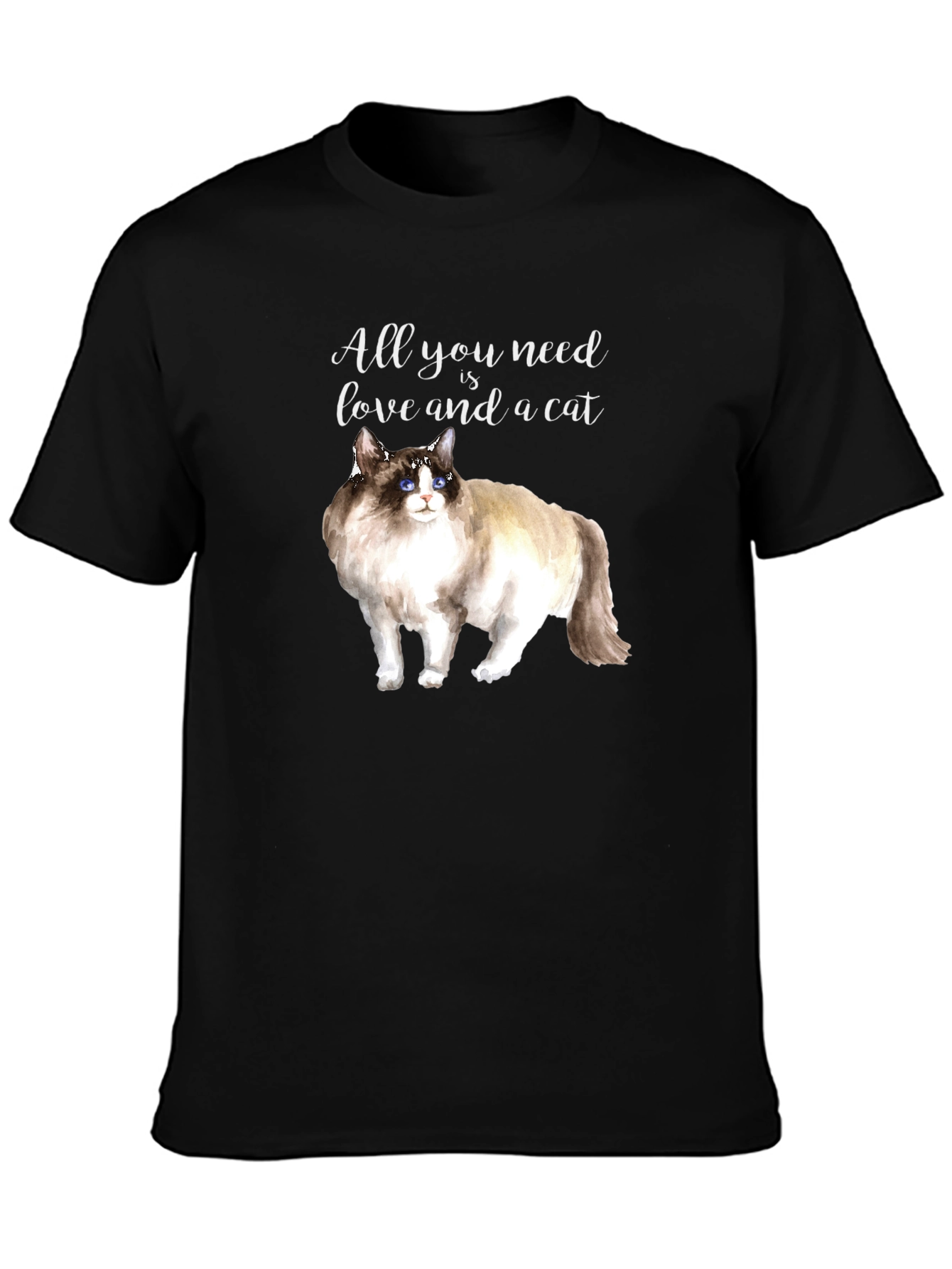All You Need is Love and a Cat T-Shirt