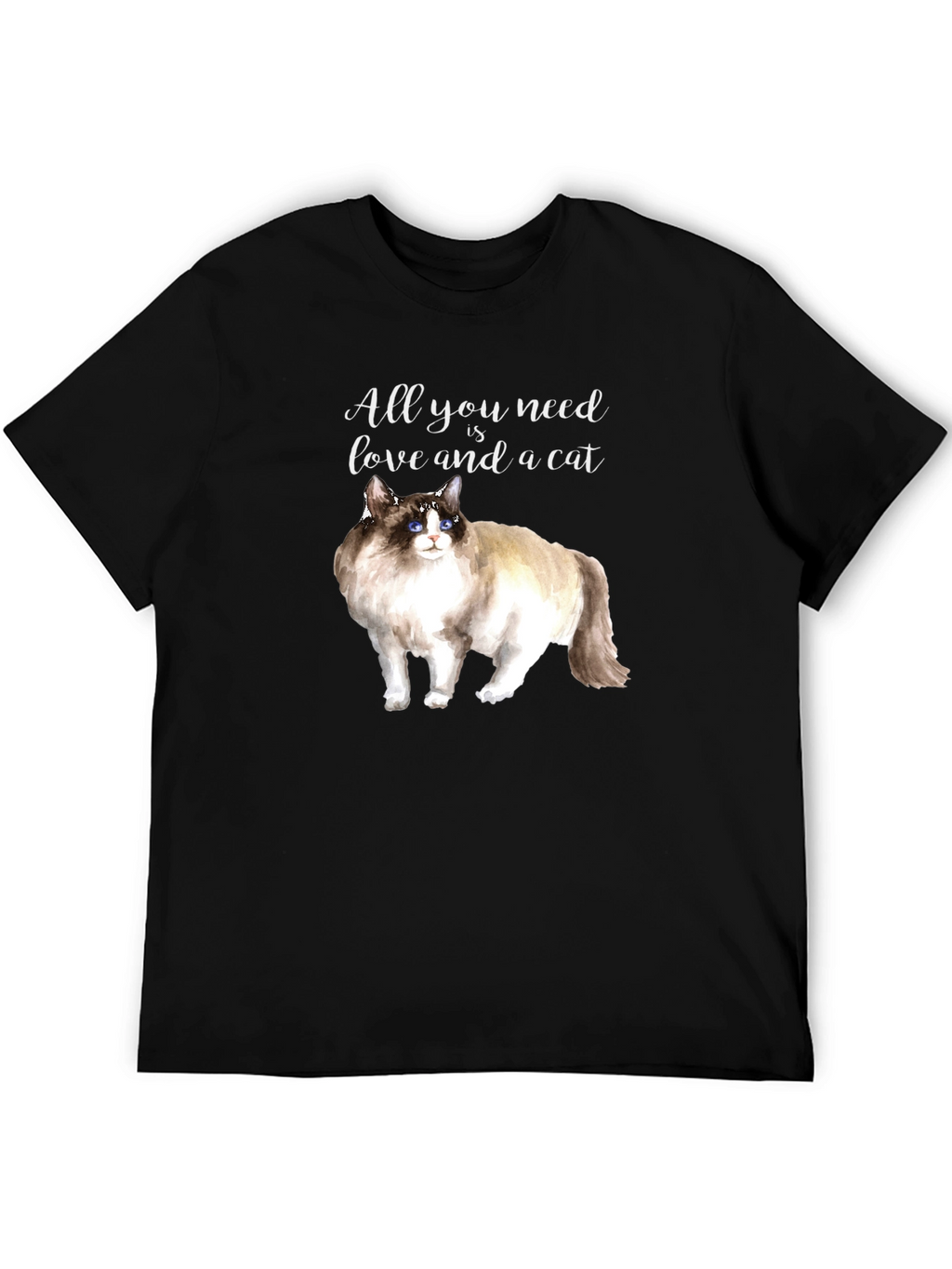 All You Need is Love and a Cat T-Shirt