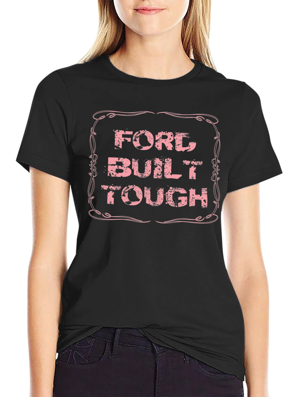 Ford Built Tough Graphic Tee - Black