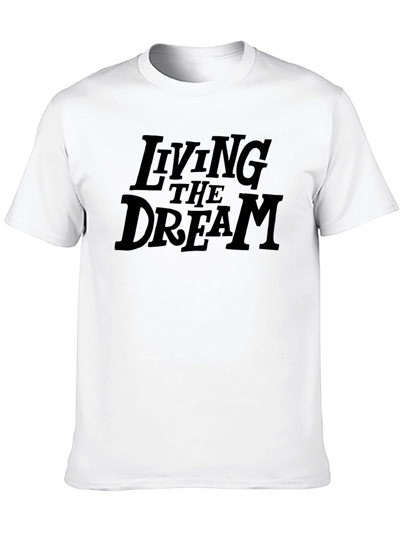 Living the Dream Graphic Tee - Soft Cotton Blend