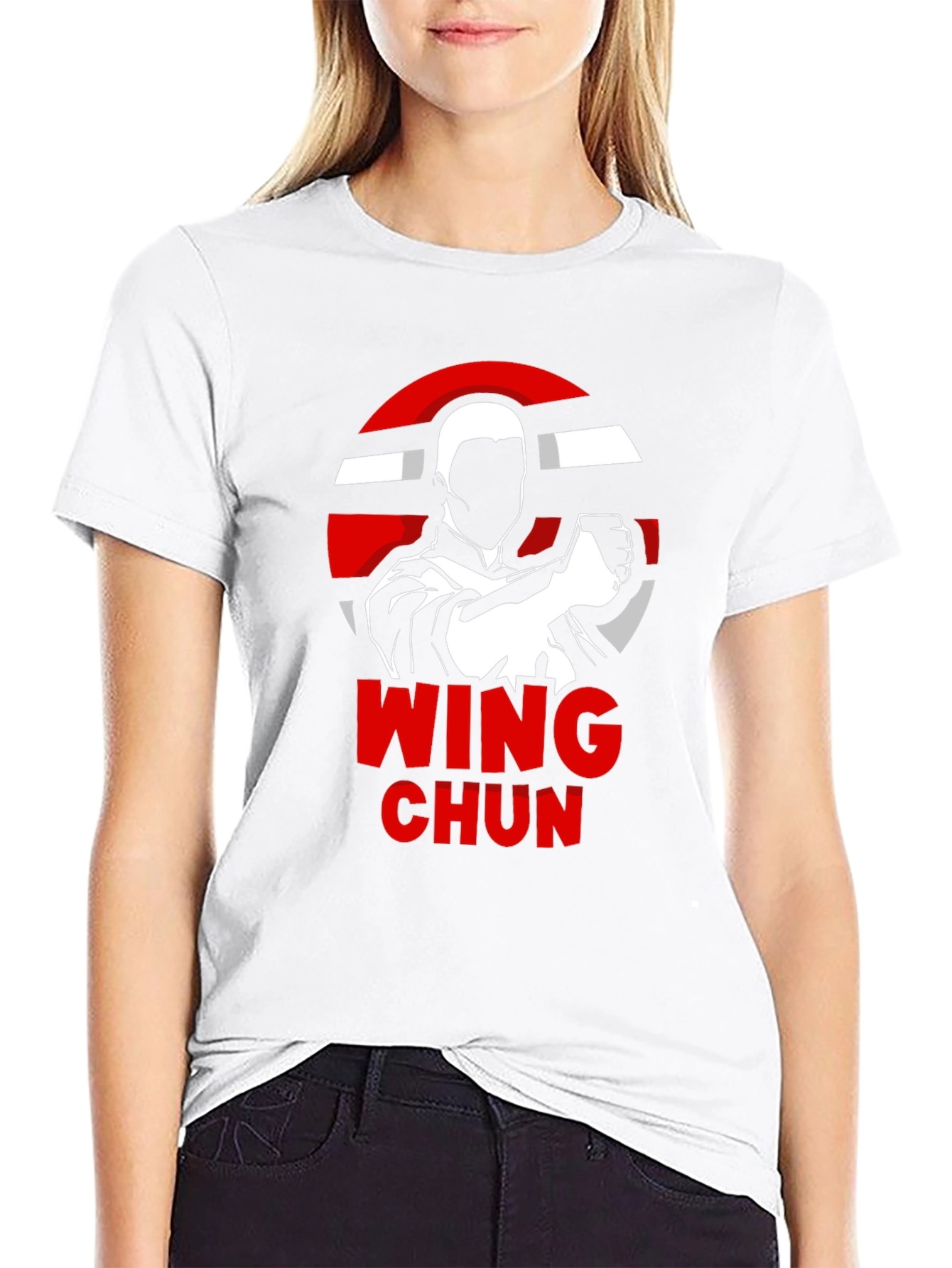 Wing Chun Black T-Shirt Martial Arts Tee