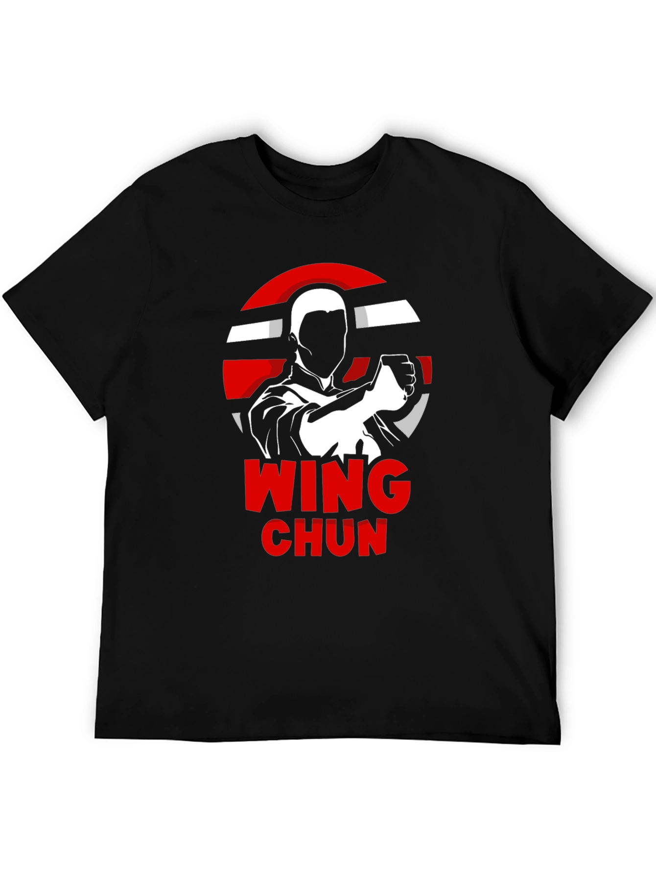 Wing Chun Black T-Shirt Martial Arts Tee