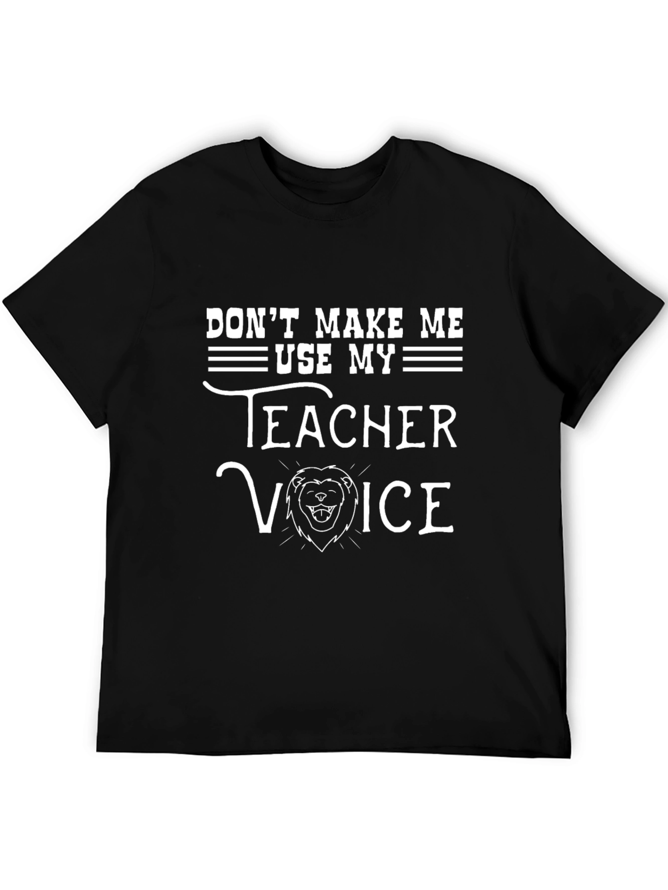 Teacher Voice Graphic Tee -  Funny Teacher Shirt