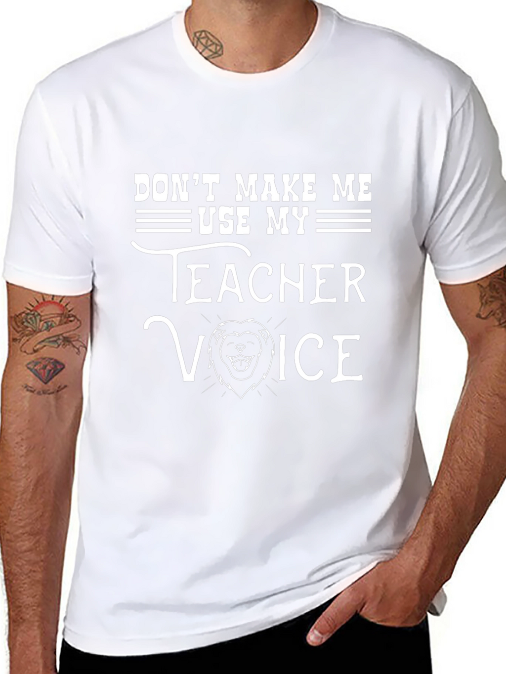 Teacher Voice Graphic Tee -  Funny Teacher Shirt