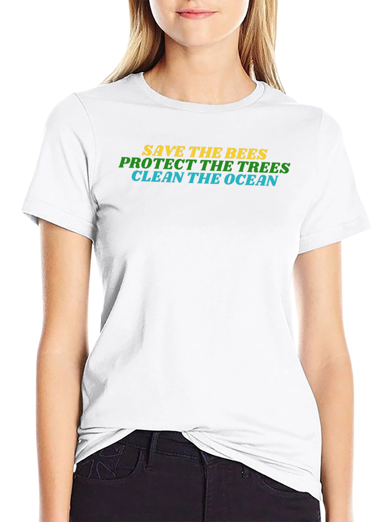 Eco-Friendly Save the Bees Graphic Tee