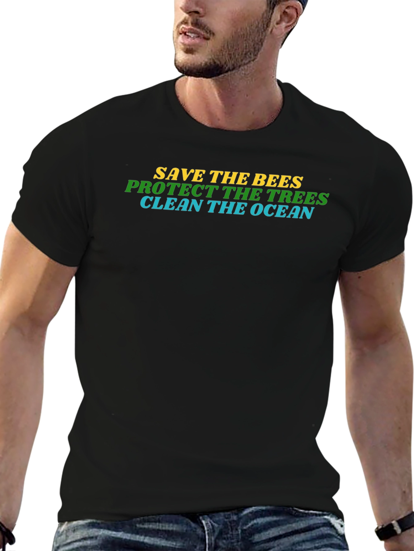 Eco-Friendly Save the Bees Graphic Tee