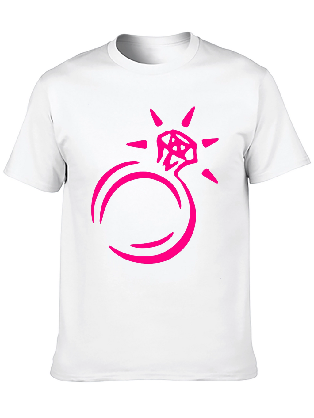 Diamond Ring Graphic Tee - Black