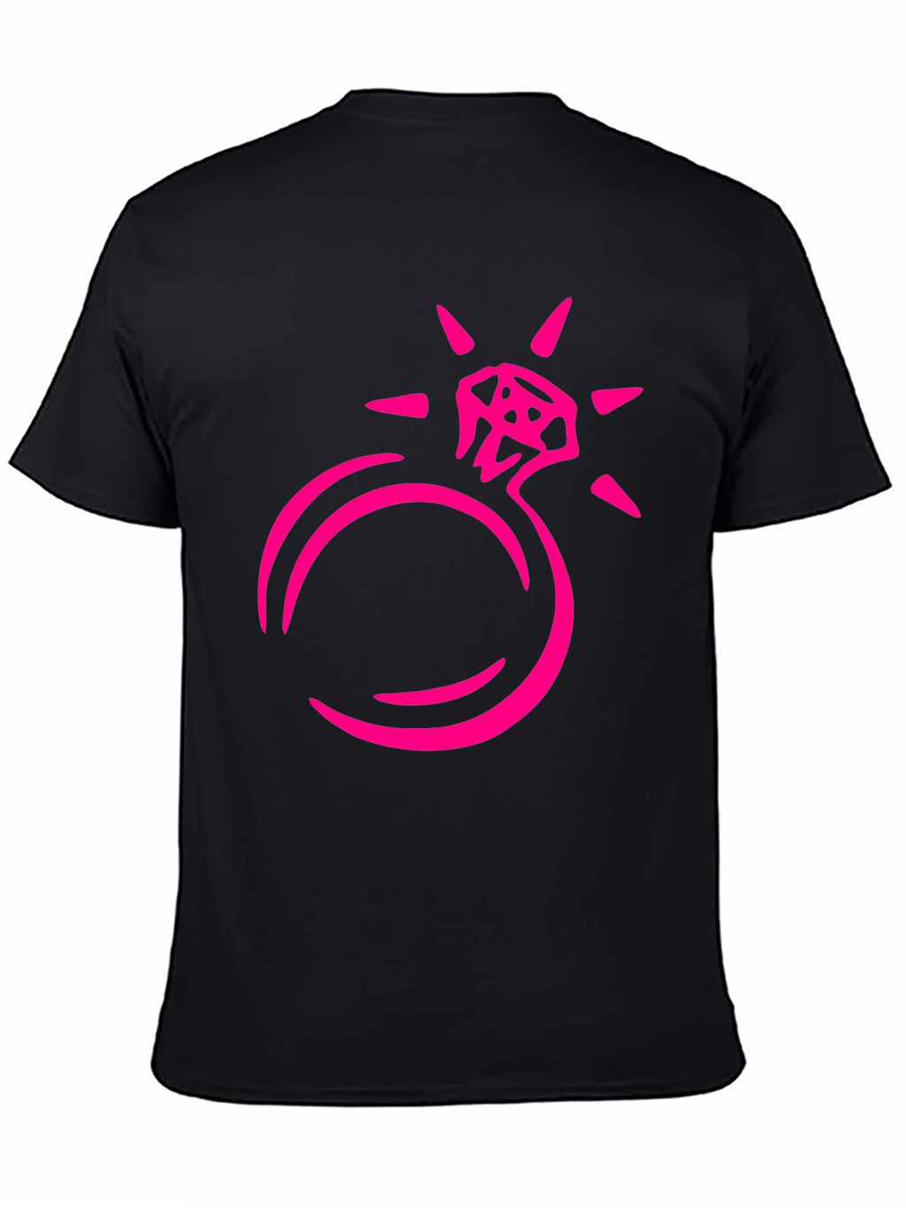 Diamond Ring Graphic Tee - Black