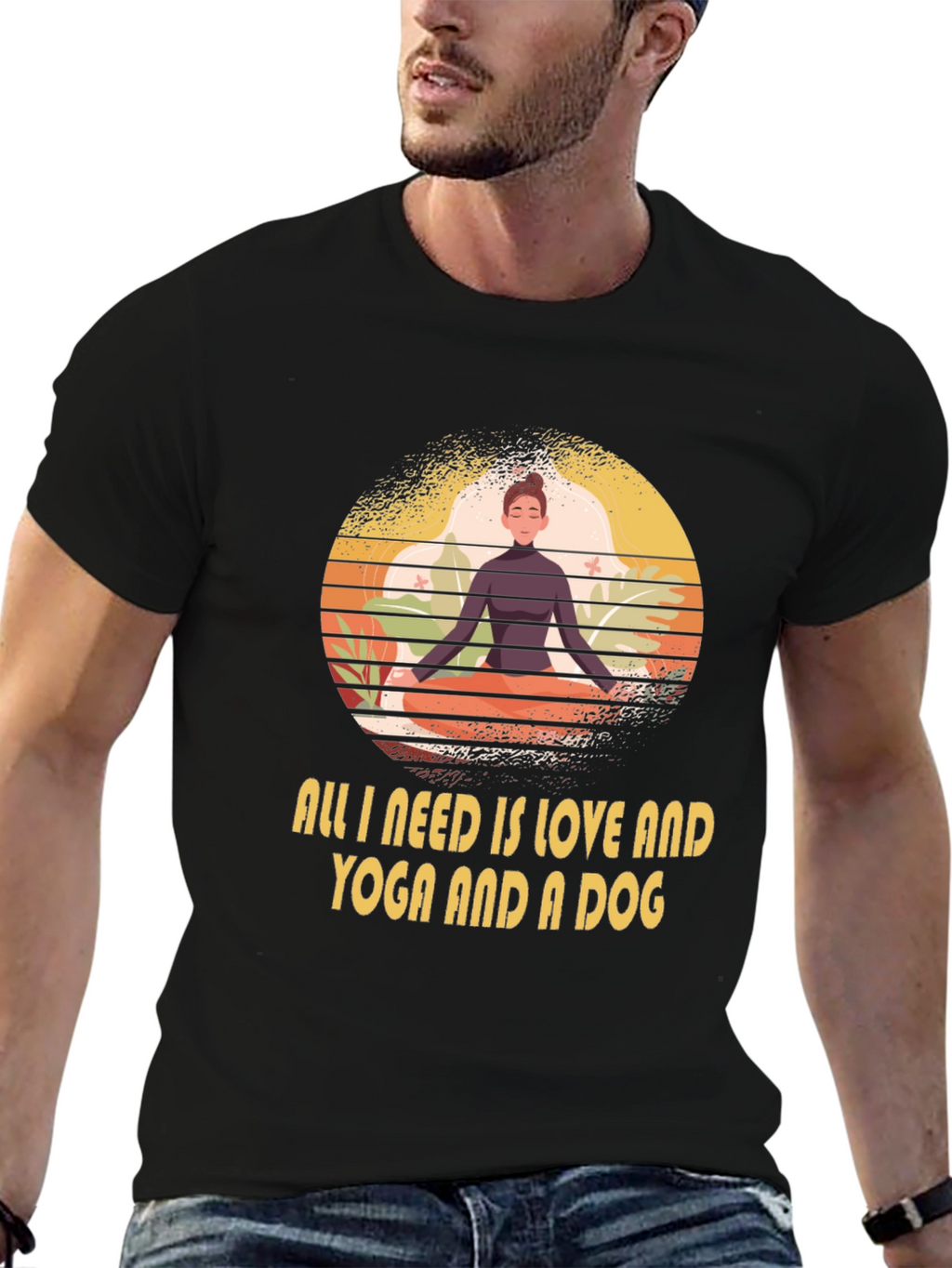 Love Yoga Dog T-Shirt