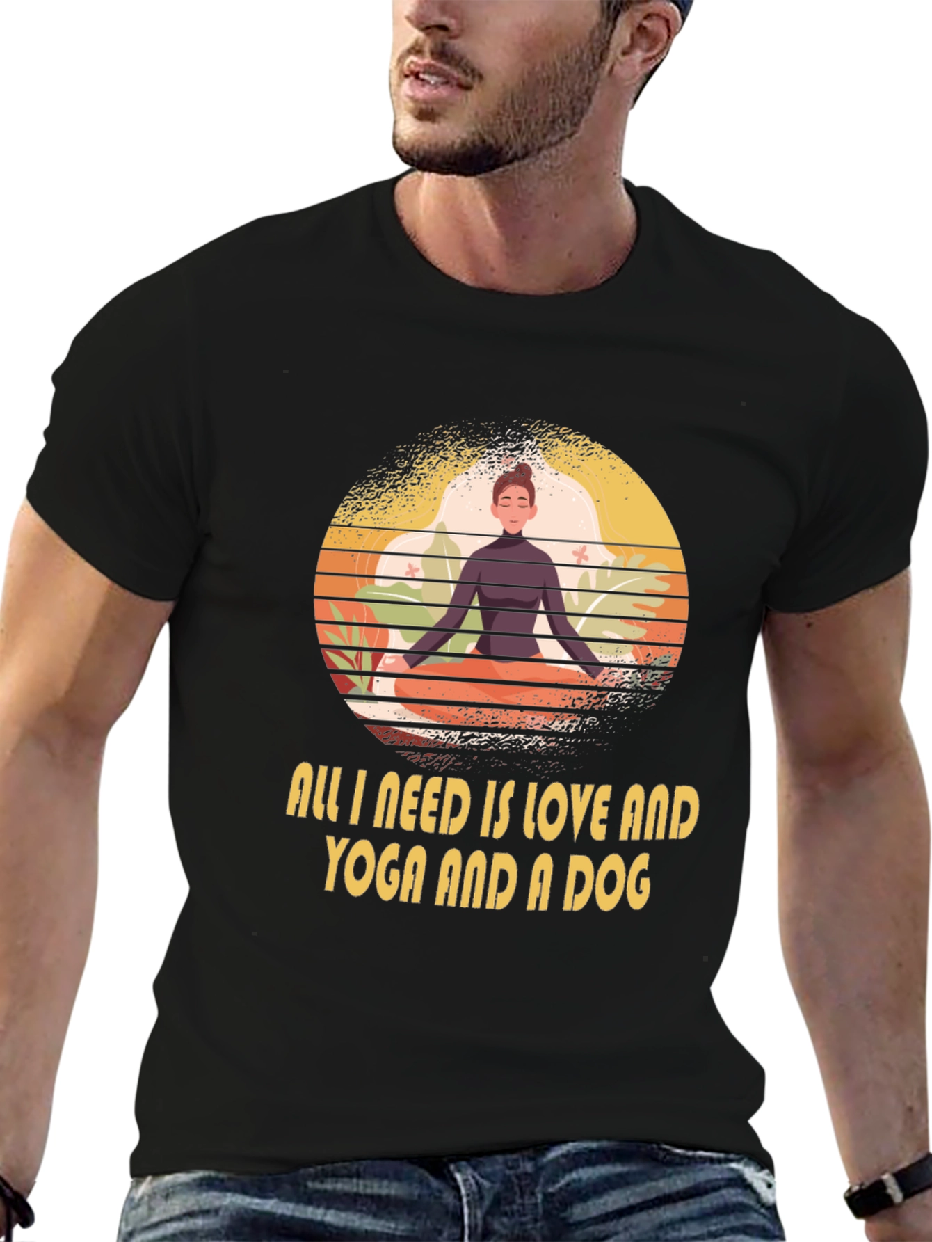 Love Yoga Dog T-Shirt