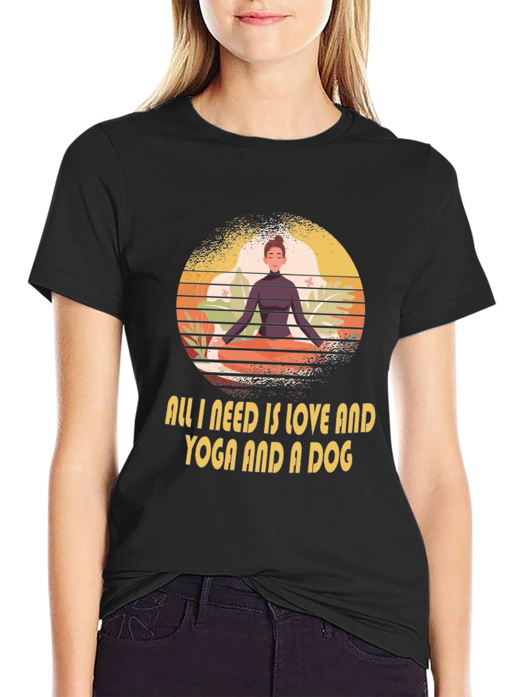 Love Yoga Dog T-Shirt