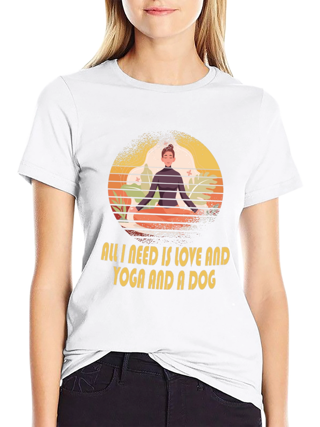 Love Yoga Dog T-Shirt