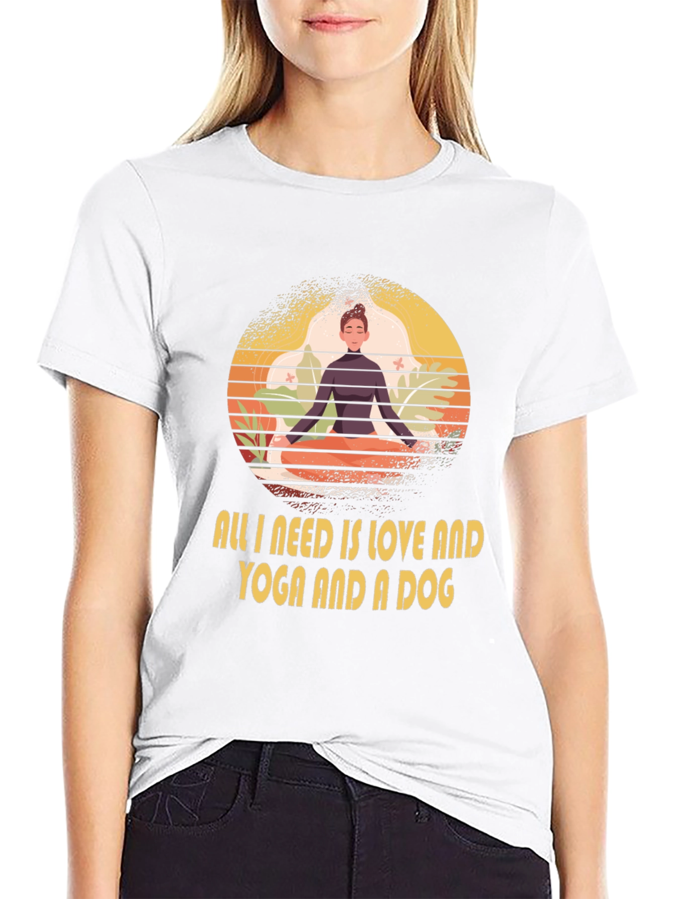 Love Yoga Dog T-Shirt