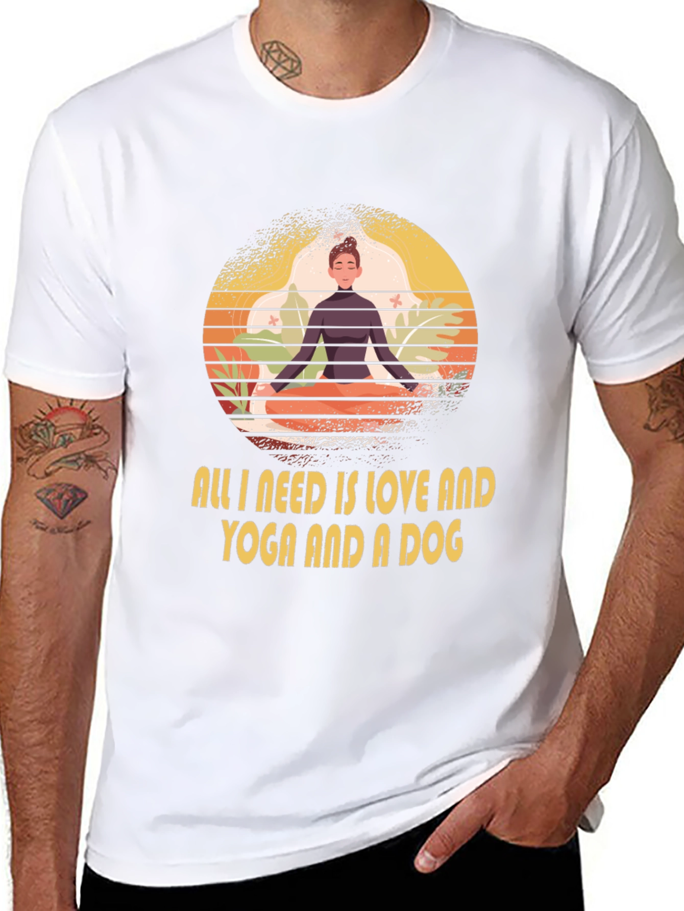 Love Yoga Dog T-Shirt