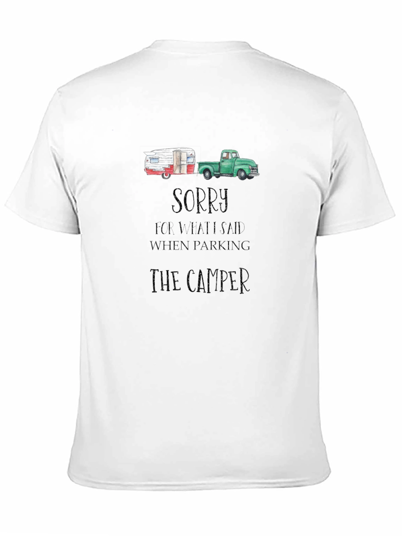 Camper Parking Apology T-Shirt