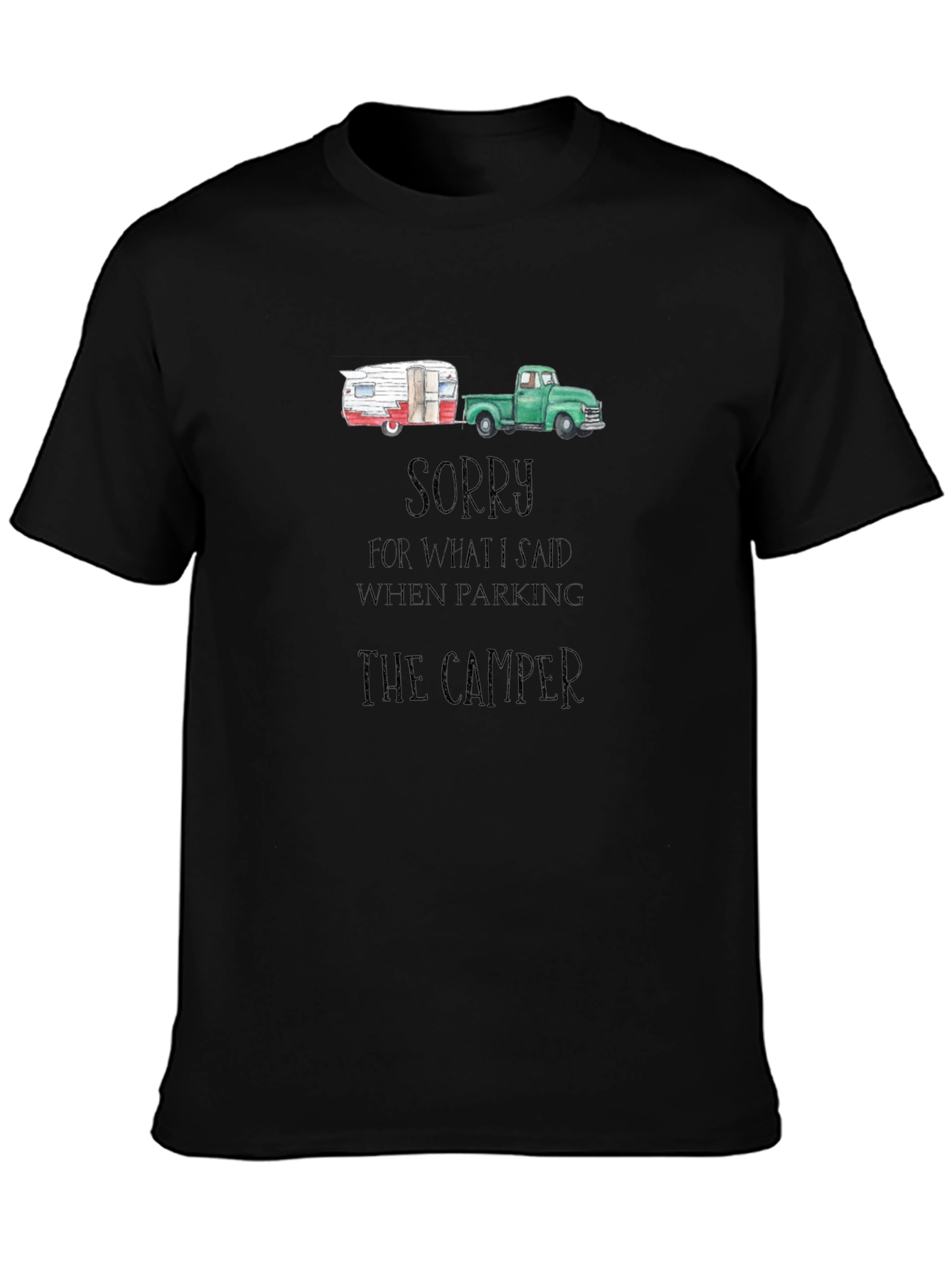 Camper Parking Apology T-Shirt