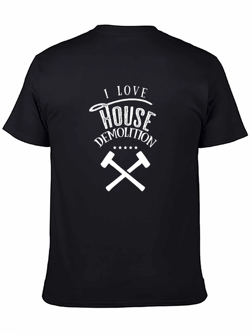 I Love House Demolition Graphic Tee