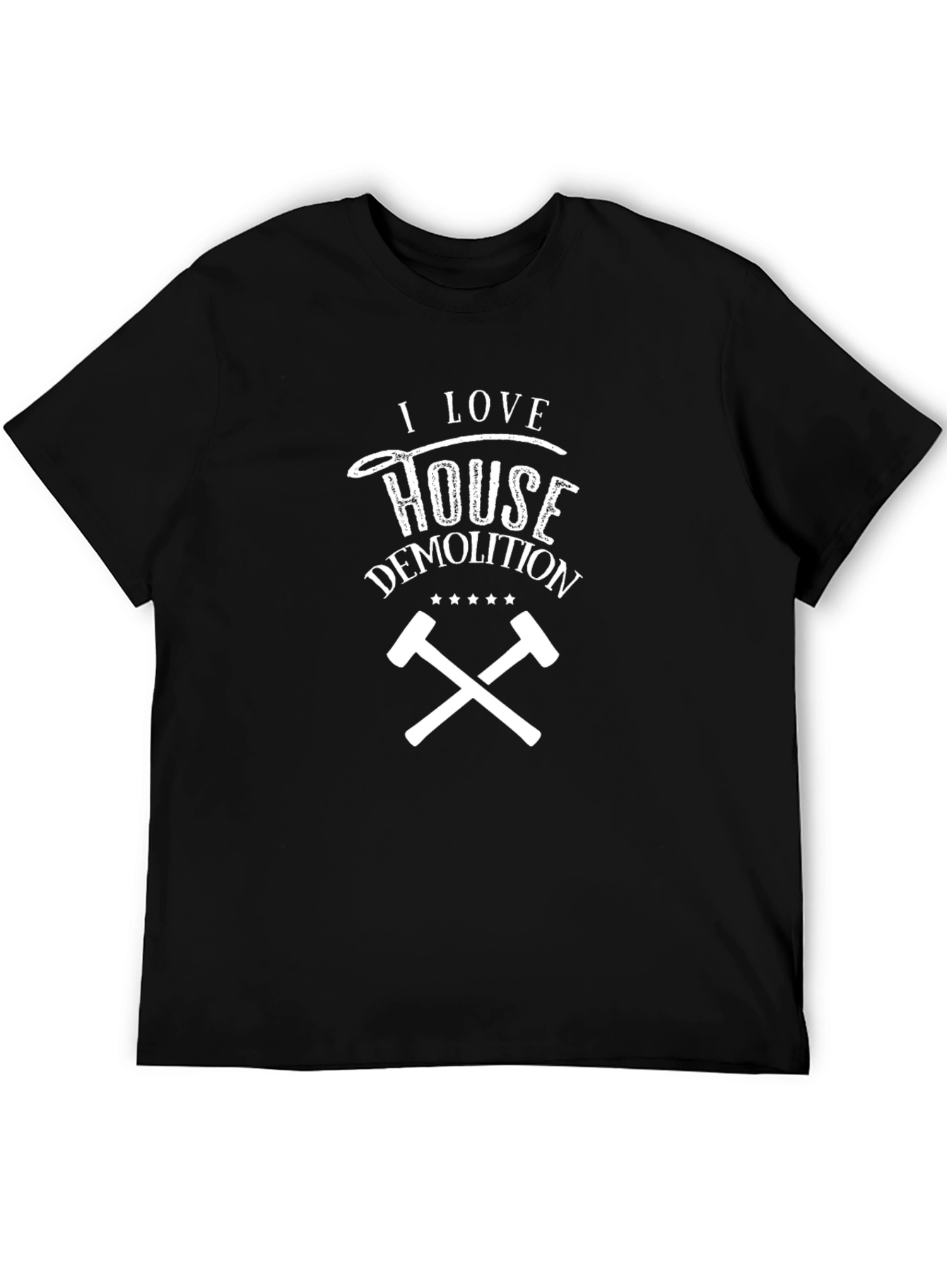 I Love House Demolition Graphic Tee