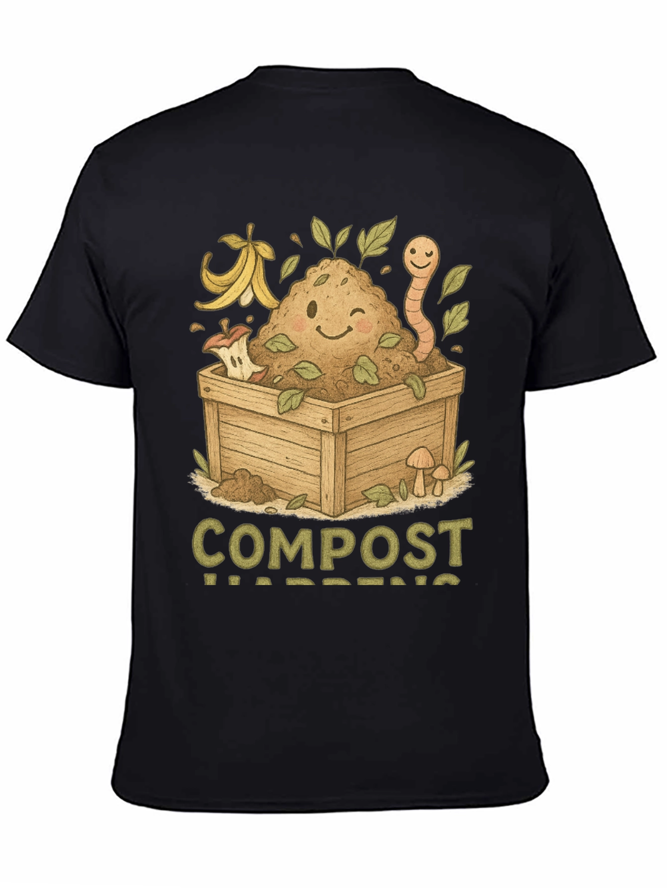 Compost Happens T-Shirt - Earth Friendly Tee